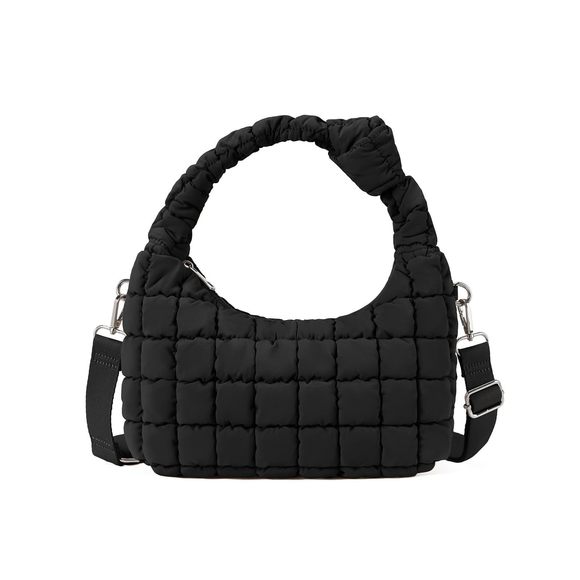 Crossbody Puffer Bag Trendy Quilted Desn Puffer Purses With :D - Picture 1 of 7